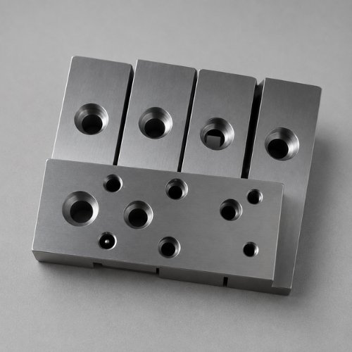 Multiple Hole Rectangular Steel Block Manufacturer